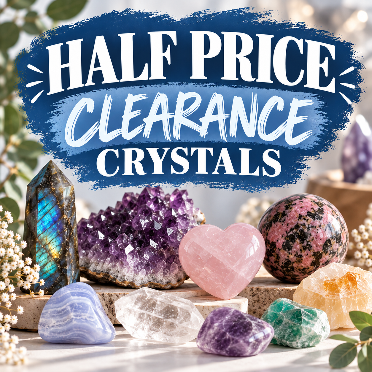 Half Price Clearance Crystals – The Crystal Basket