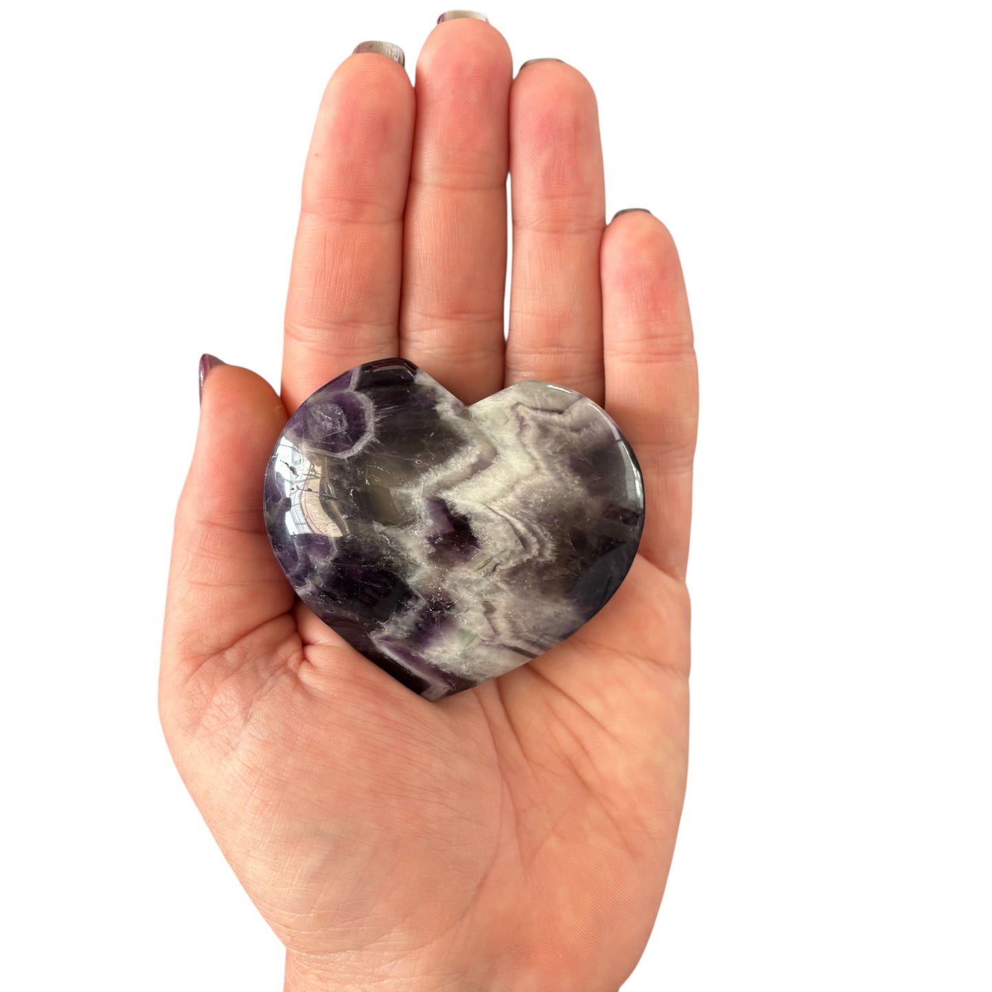 137g Dream Amethyst Heart