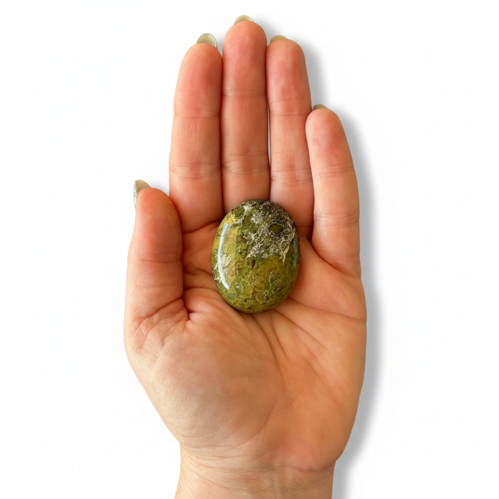 44g Dragonblood Stone Palm Stone