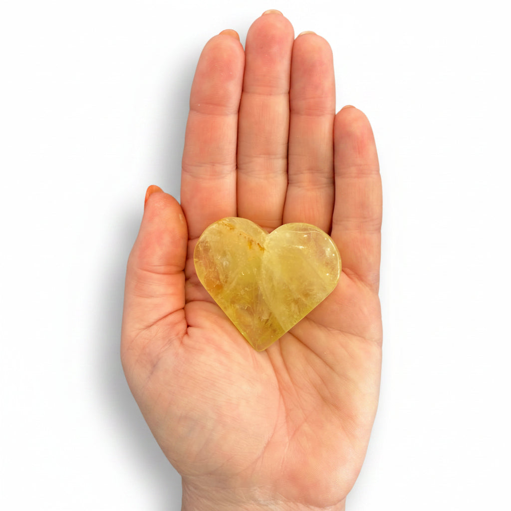 61g Citrine Heart