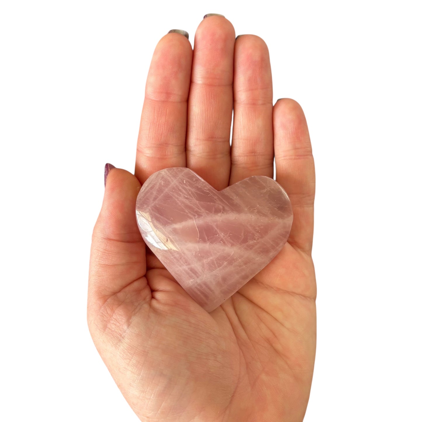 96g Rose Quartz Heart
