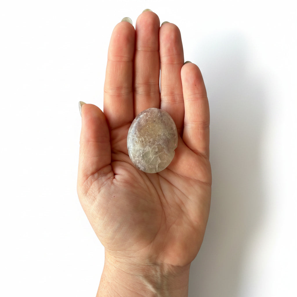 42g Fluorite Palm Stone