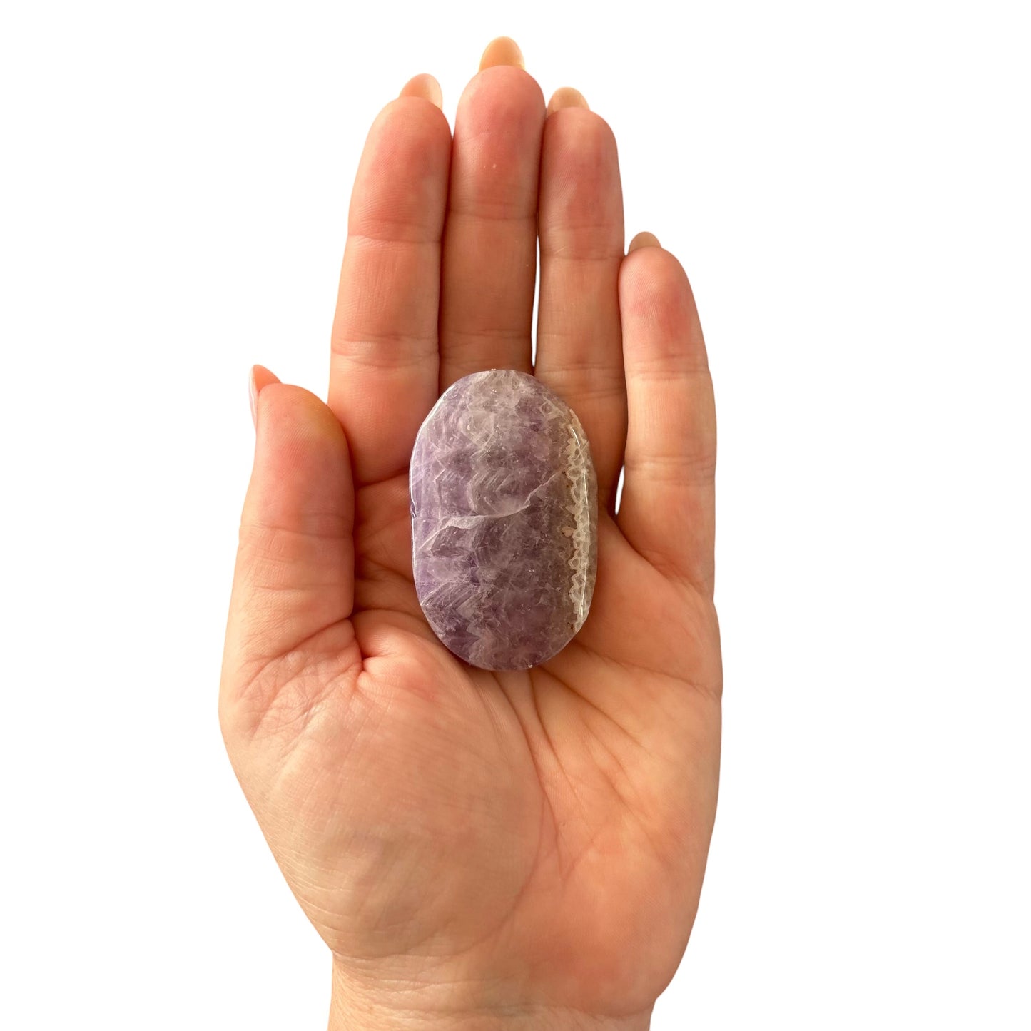 56g Amethyst & Agate Palm Stone