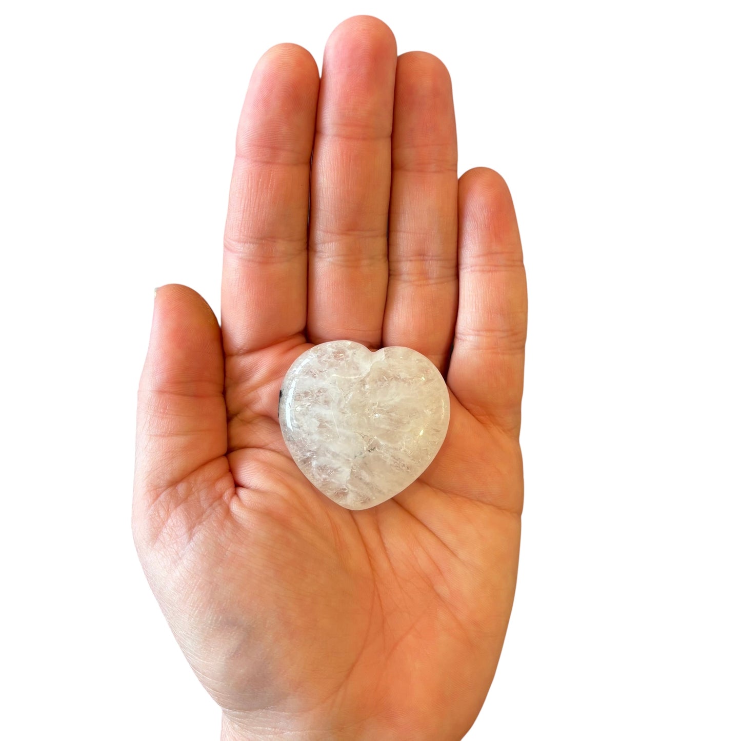 36g Black Agate Heart