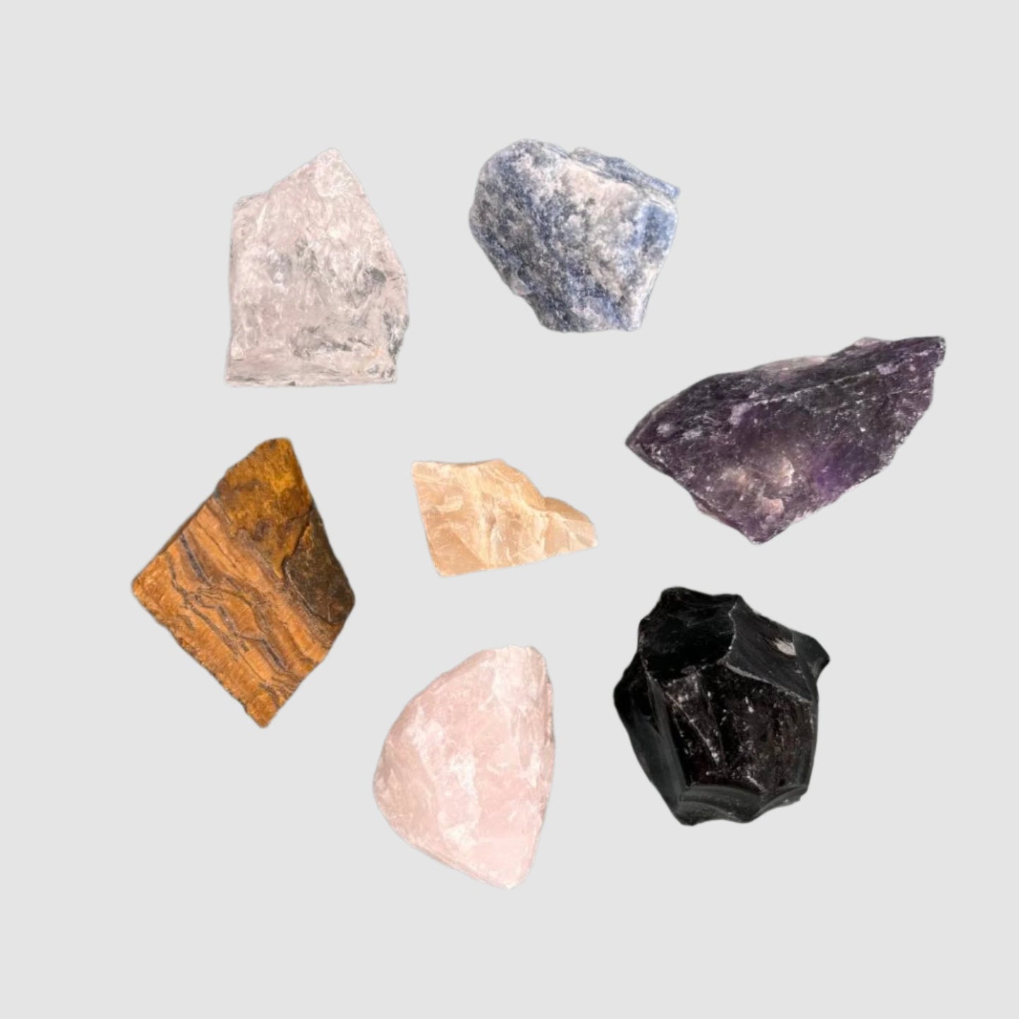 Raw Crystals Chakra 7 Pack