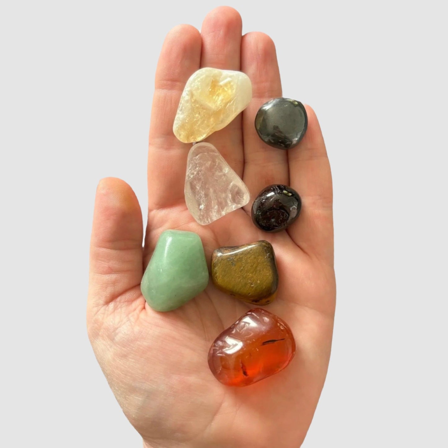 Tumbled Crystals Leo 7 Pack
