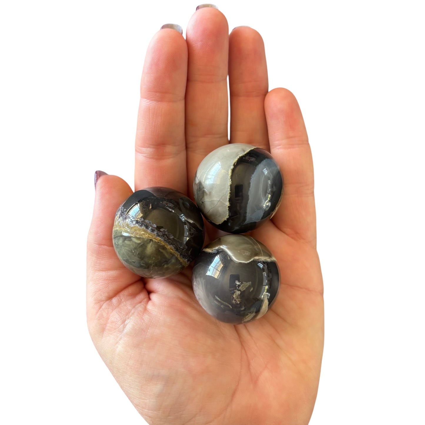 30-35mm Volcano Agate Sphere