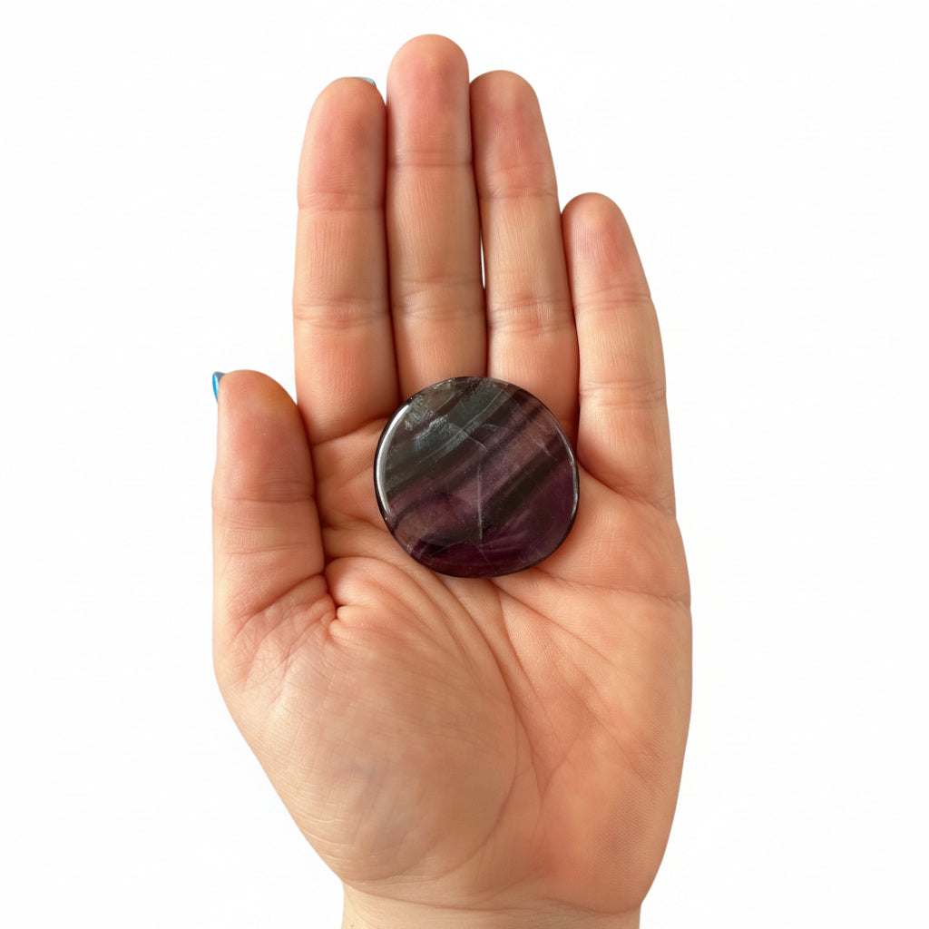 28g Fluorite Flatstone