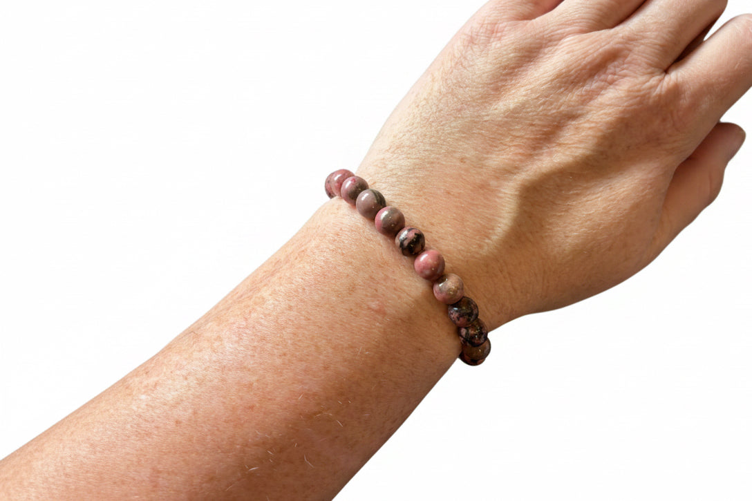 8mm Rhodonite Bracelet