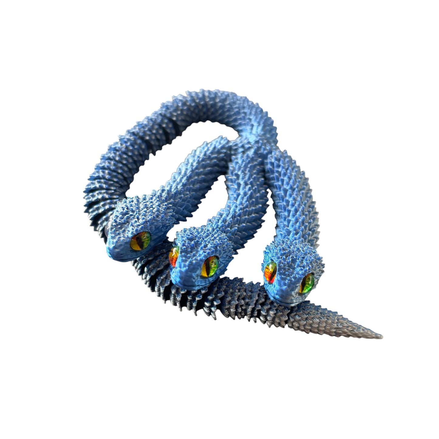 3D Printed 3 Headed Snake