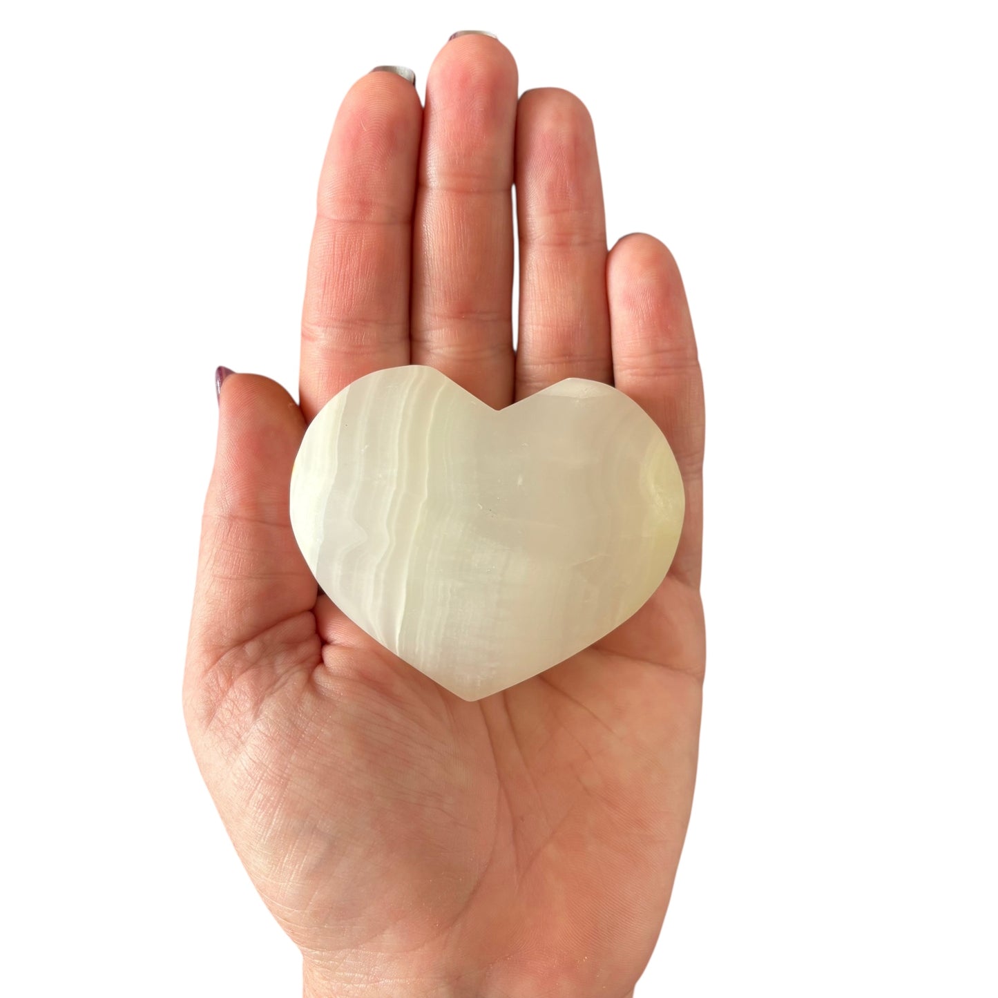 152g White Jade Heart