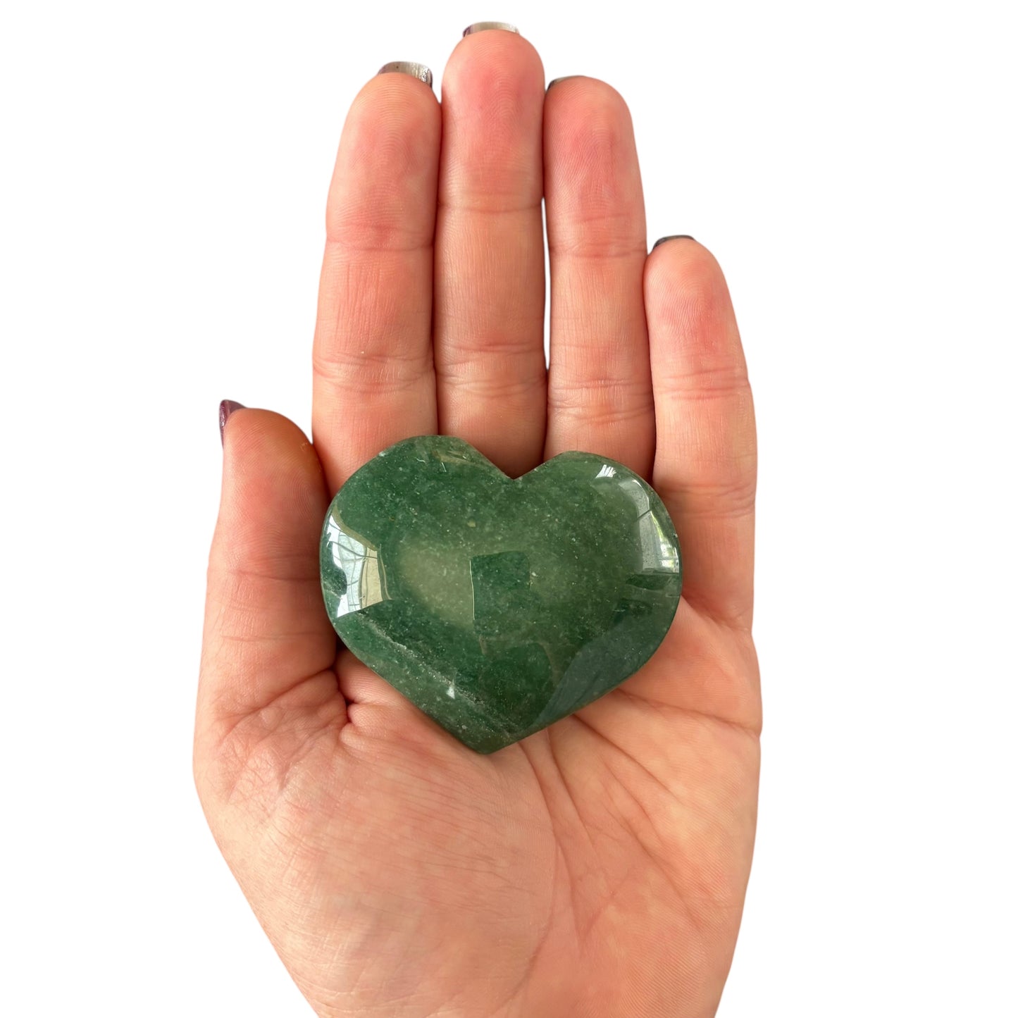 96g Aventurine Heart