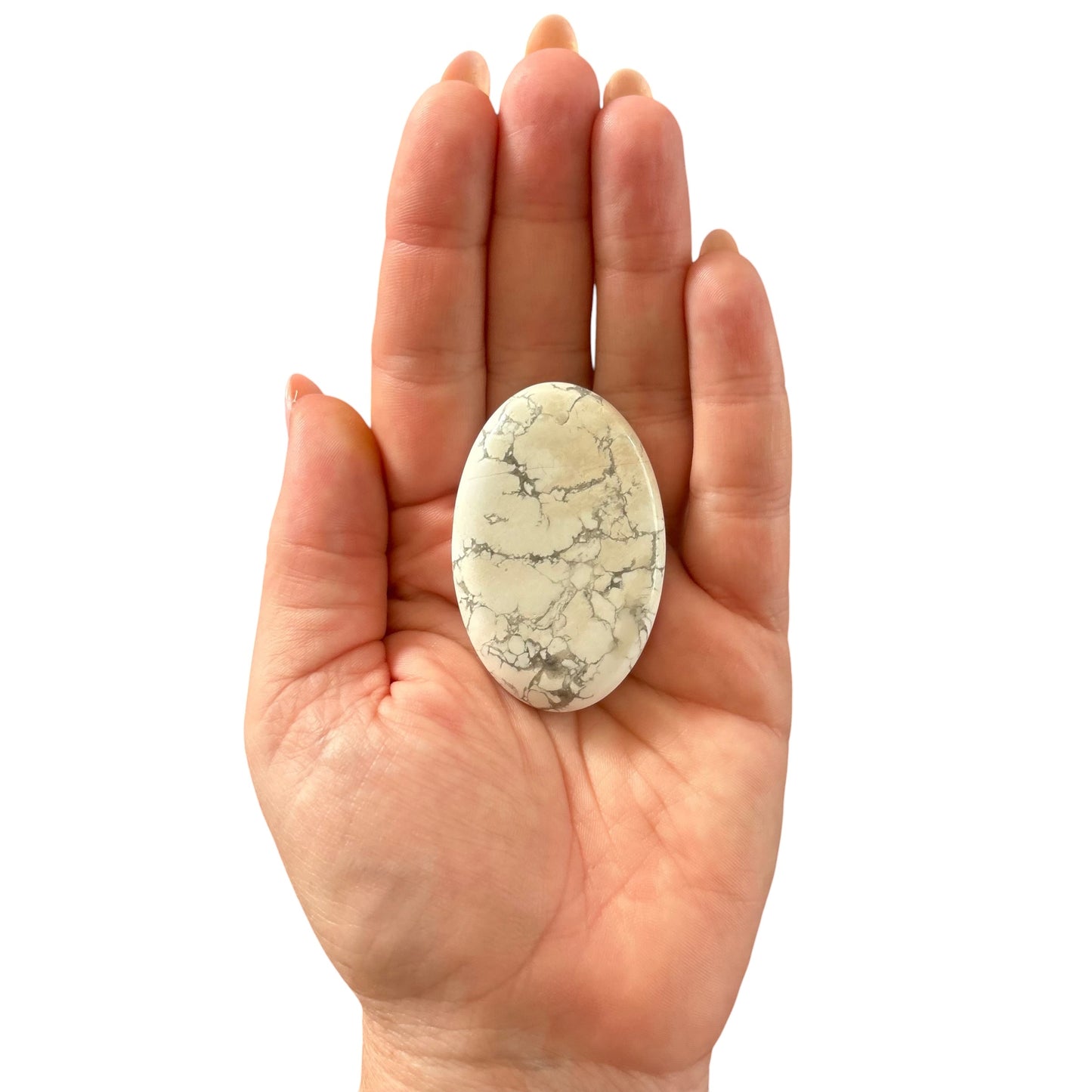 48g Howlite Palm Stone