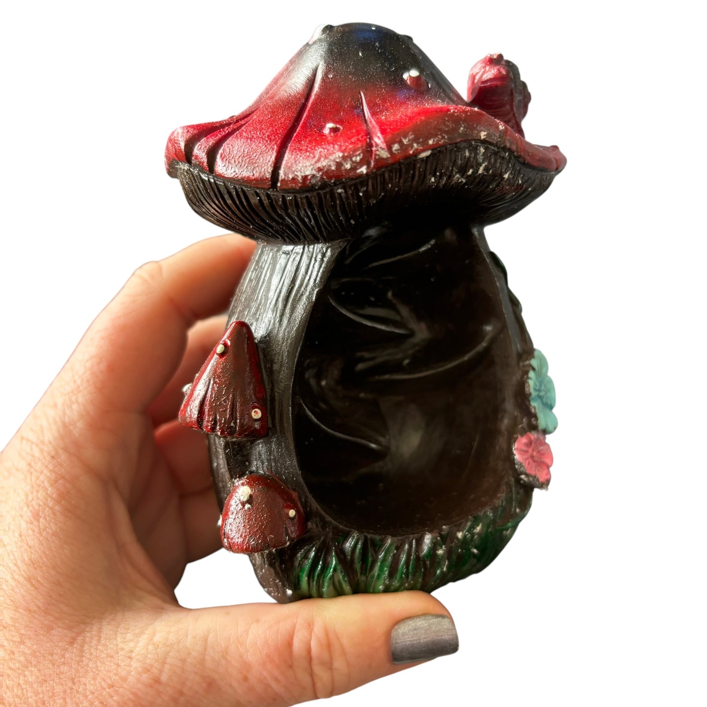 Waterfall Mushrooms Incense Burner
