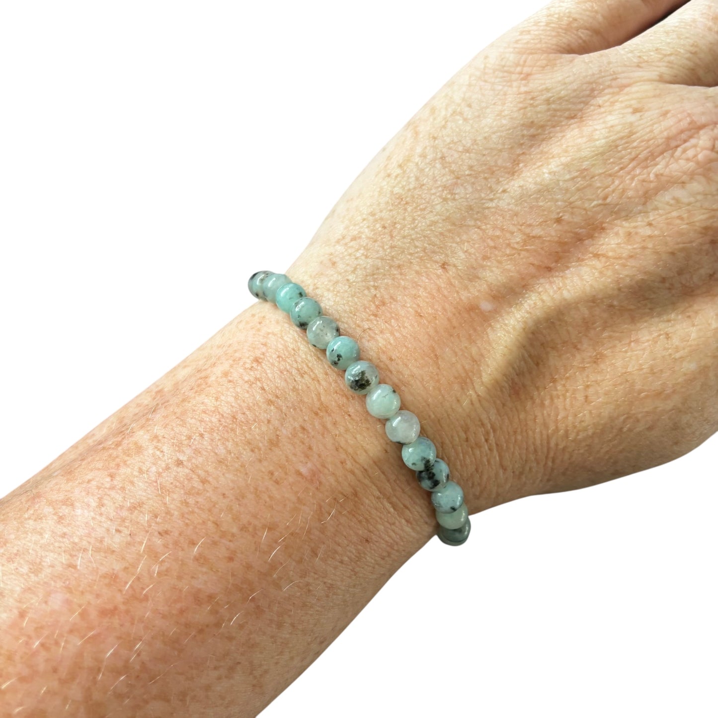 6mm Kiwi Jasper Bracelet