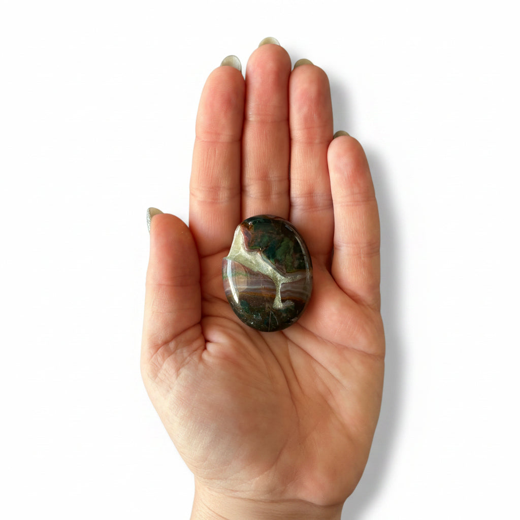 35g Ocean Jasper Palm Stone