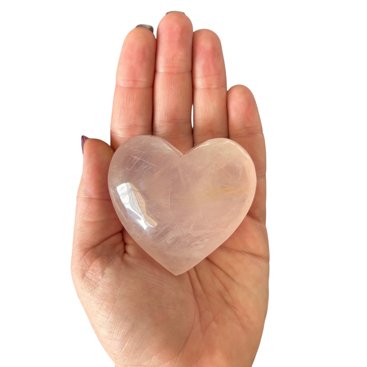 148g Rose Quartz Heart