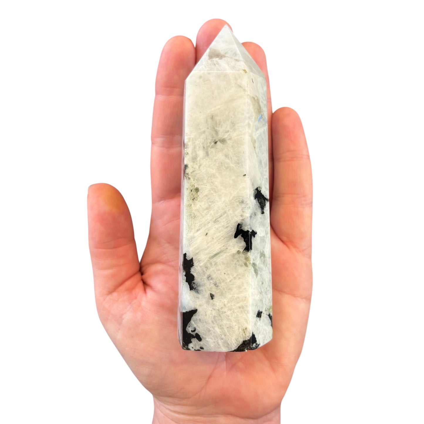 133mm White Moonstone Point