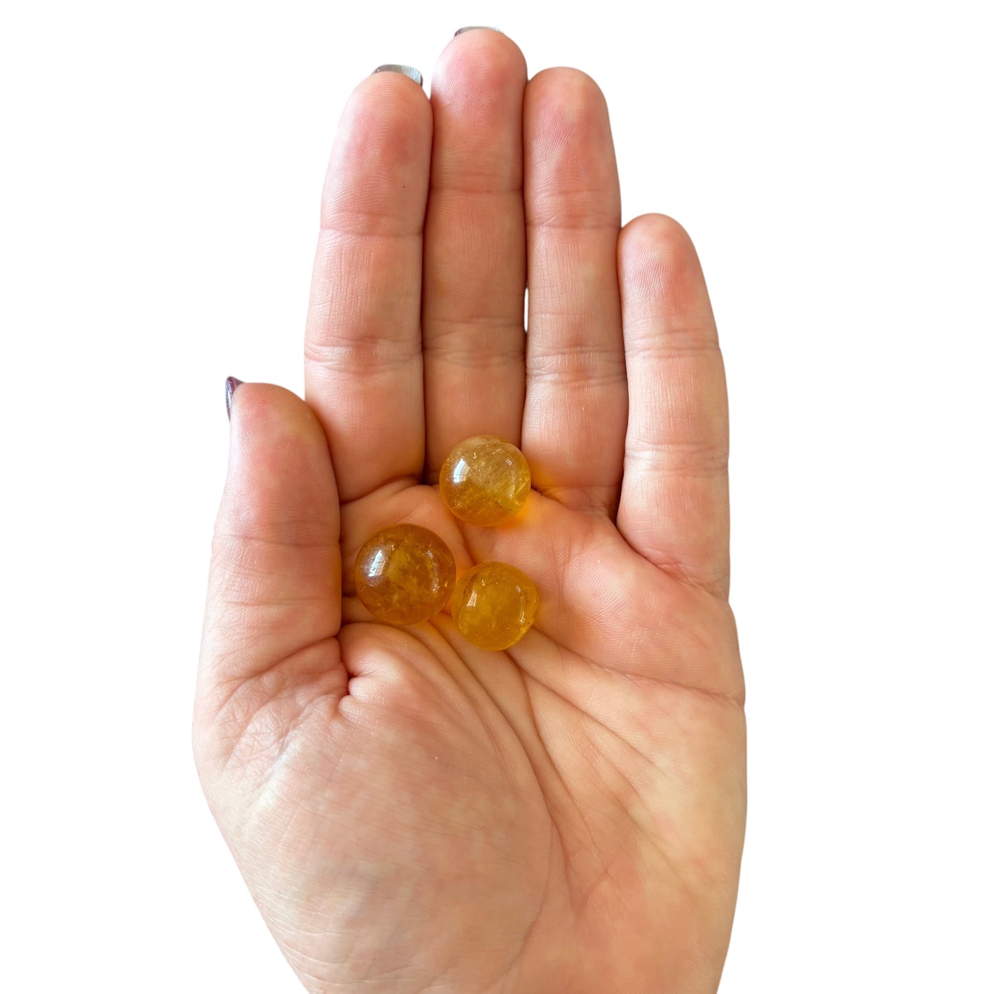 15-20mm Yellow Fluorite Mini Sphere