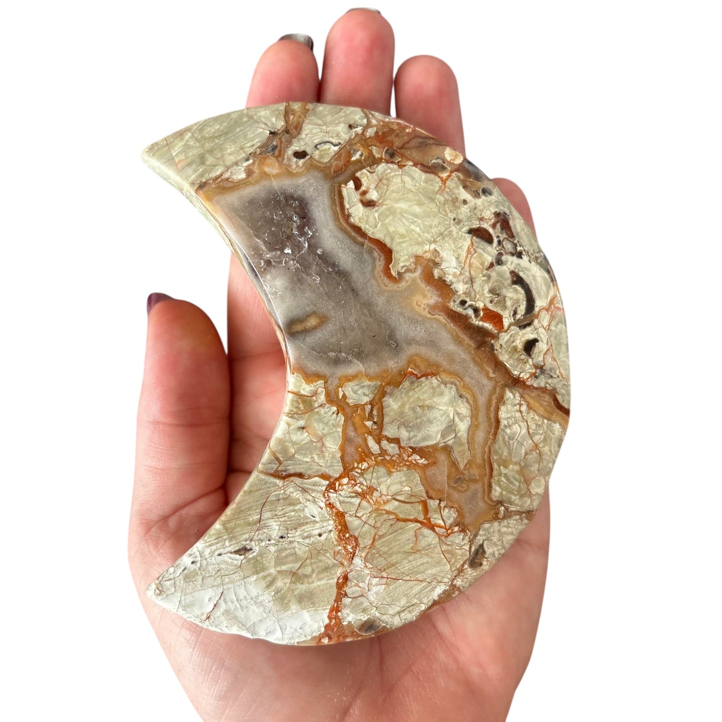 231g Money Agate Moon