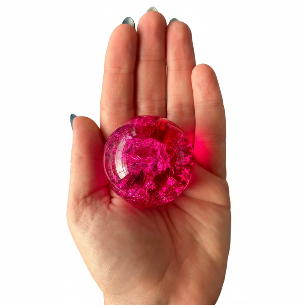 50mm Pink Glass Sphere