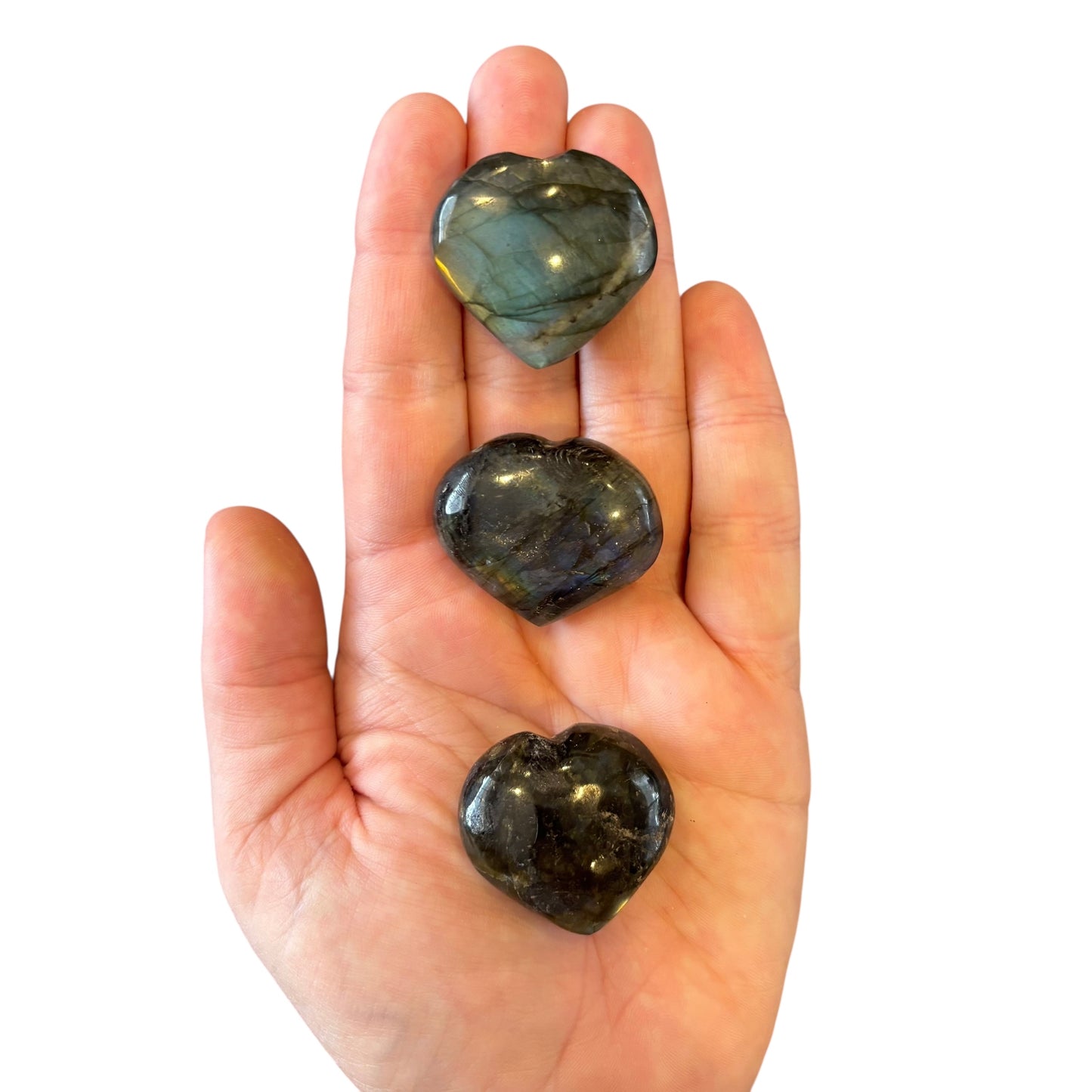 25-30g Labradorite Heart