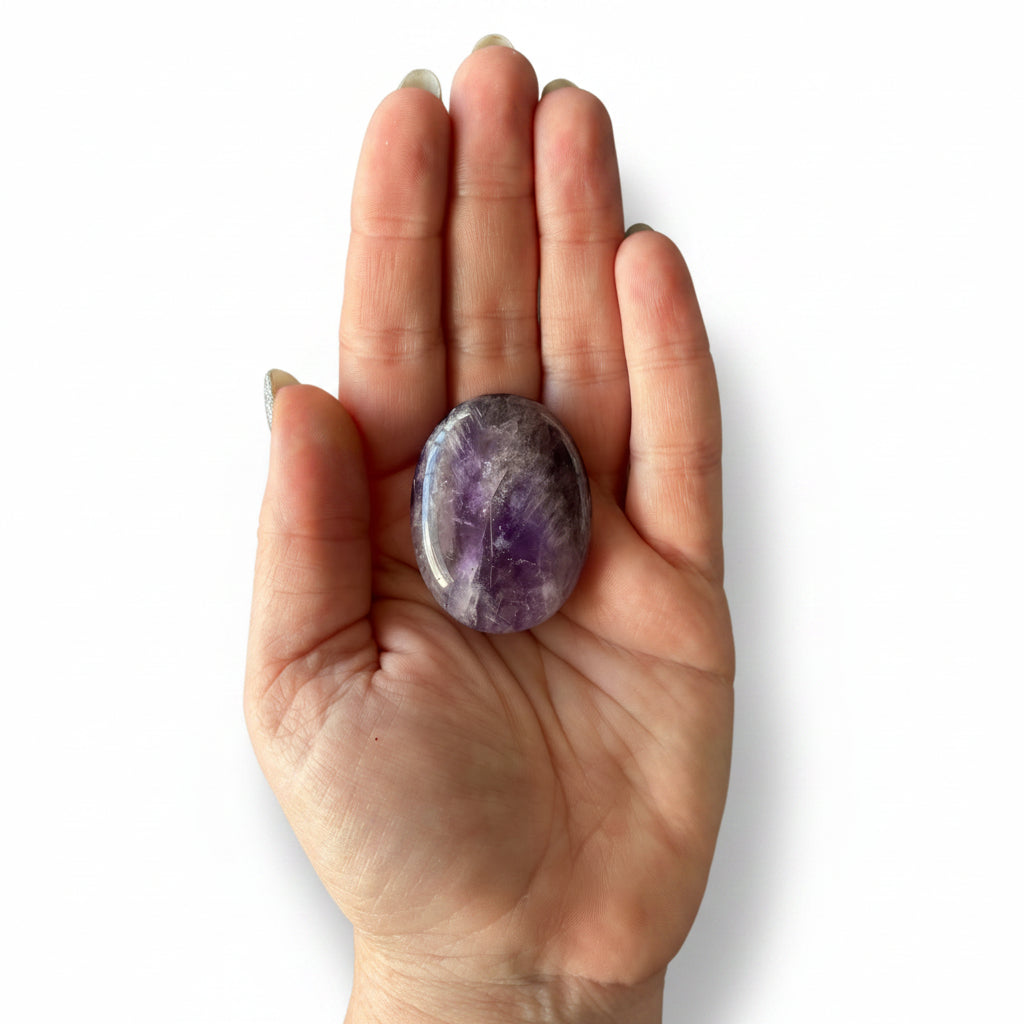 35g Fluorite Palm Stone