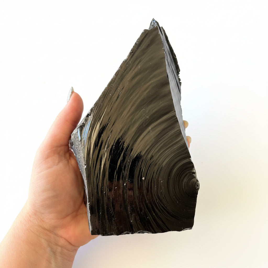 1167g Black Obsidian Cut Base