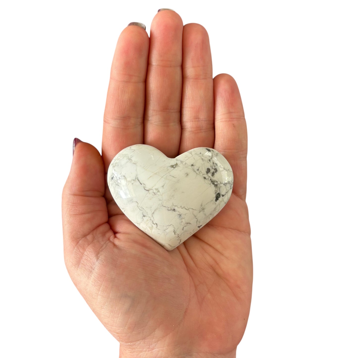 98g Howlite Heart