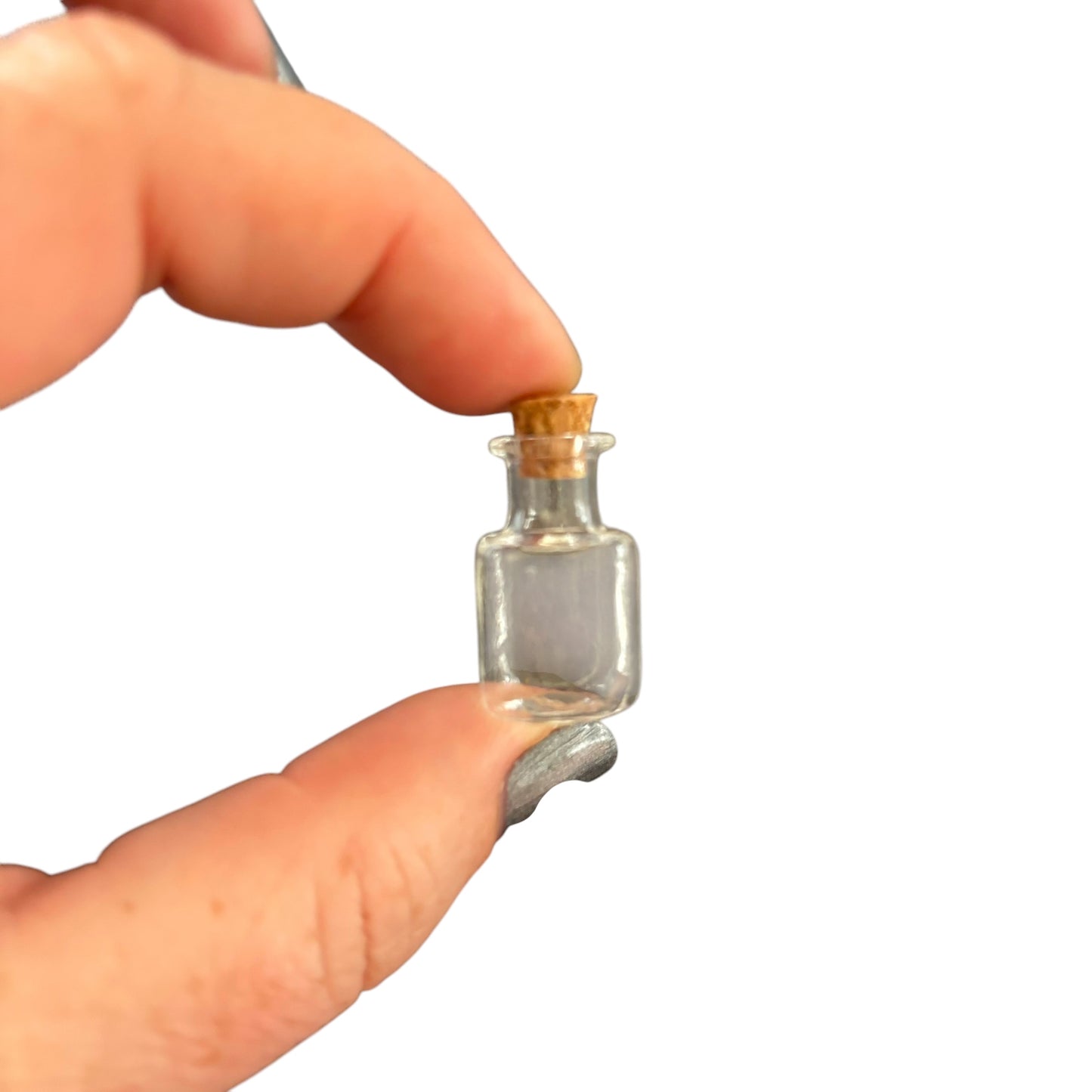 Glass Square Shaped Wish Bottle