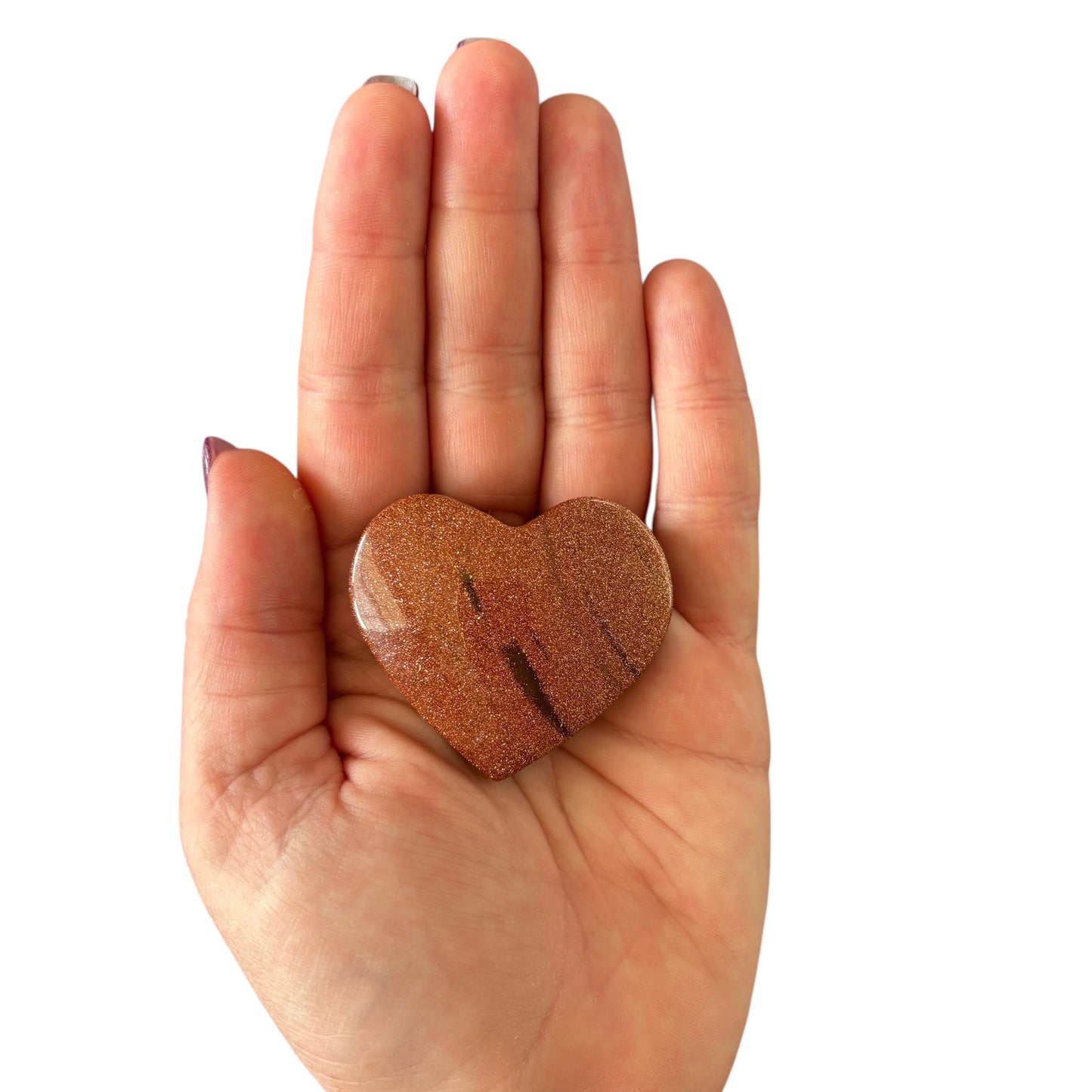 49g Goldstone Heart