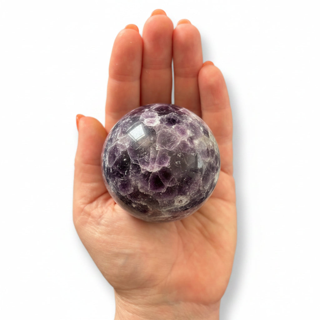 62mm Purple Mica Sphere