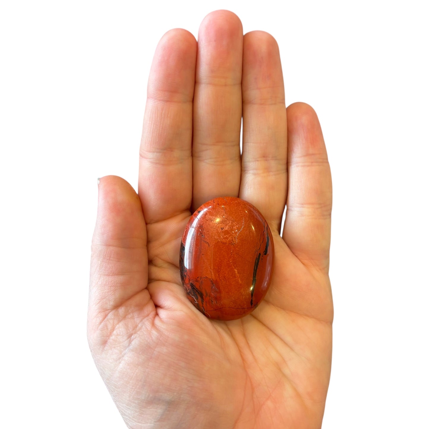 39g Red Jasper Palm Stone