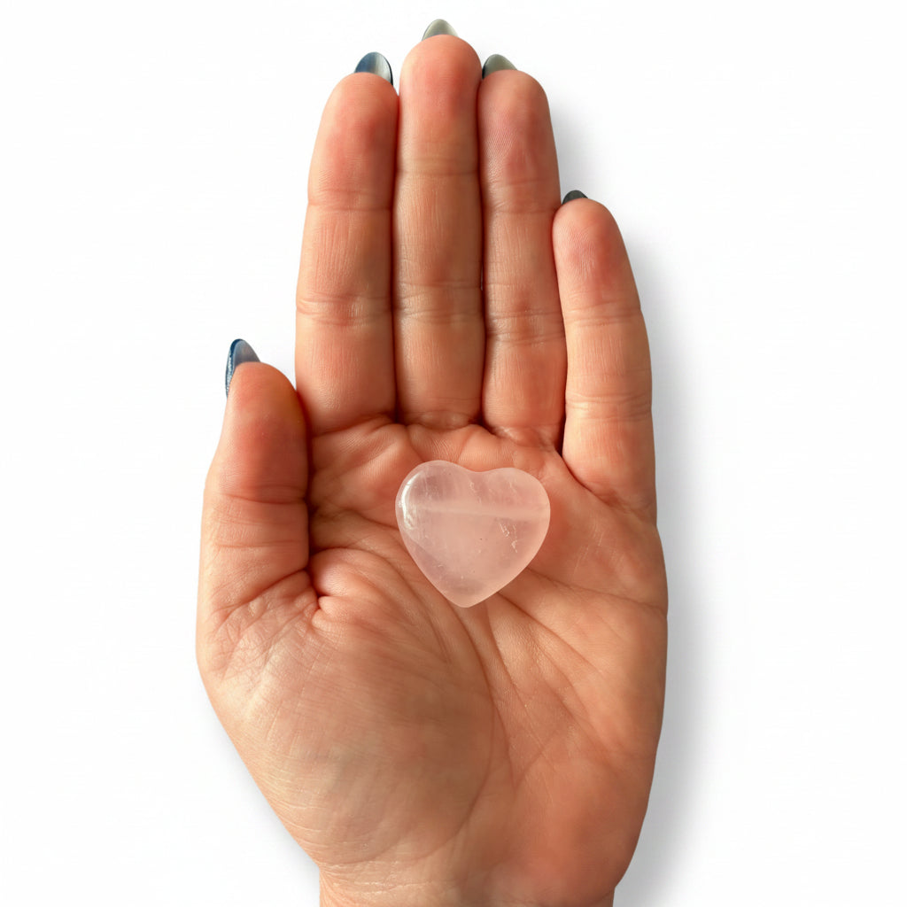 10g Rose Quartz Heart