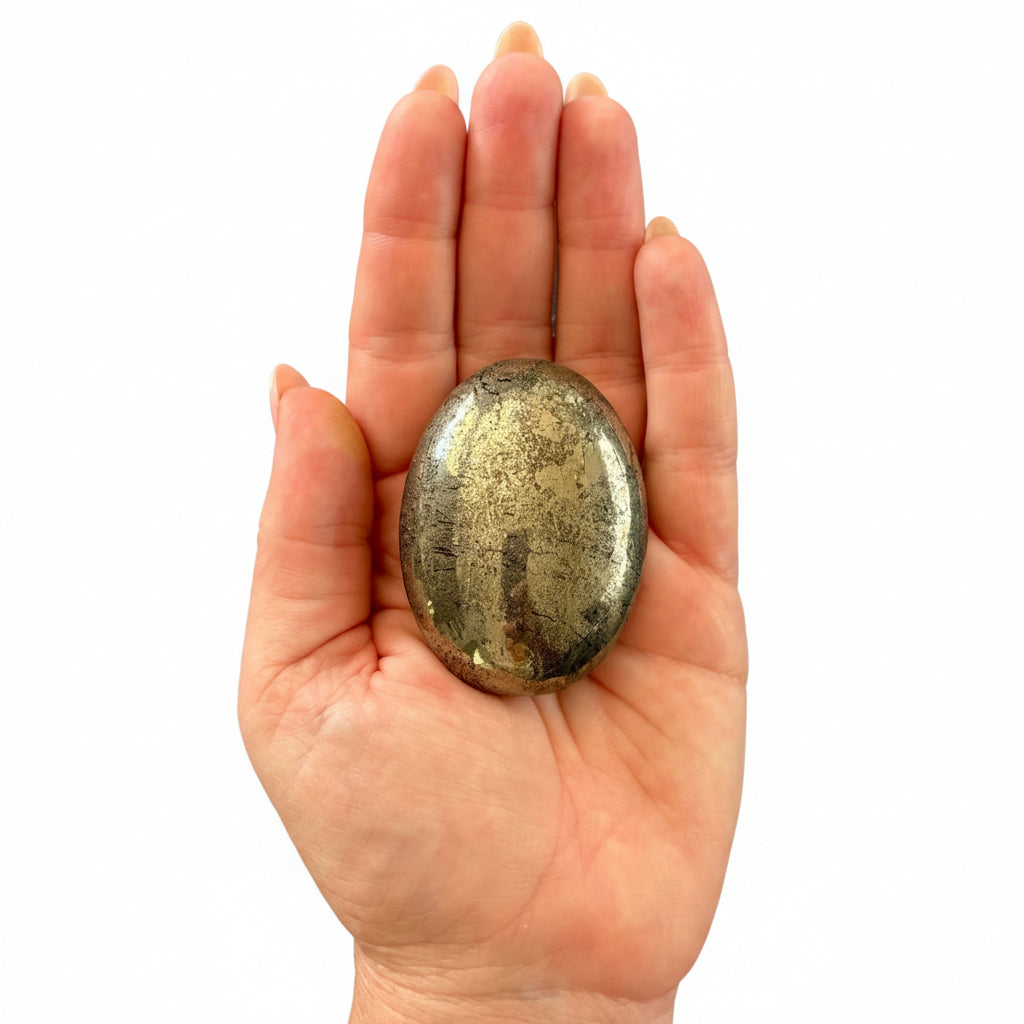 164g Pyrite Palm Stone