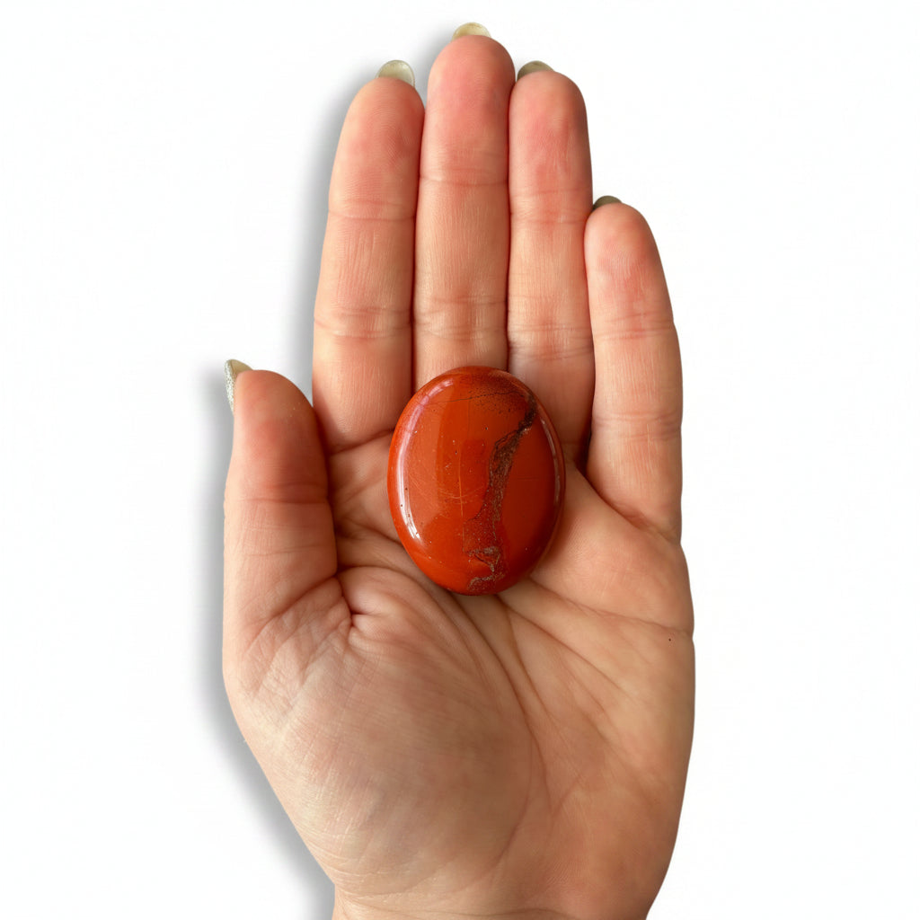 35g Red Jasper Palm Stone