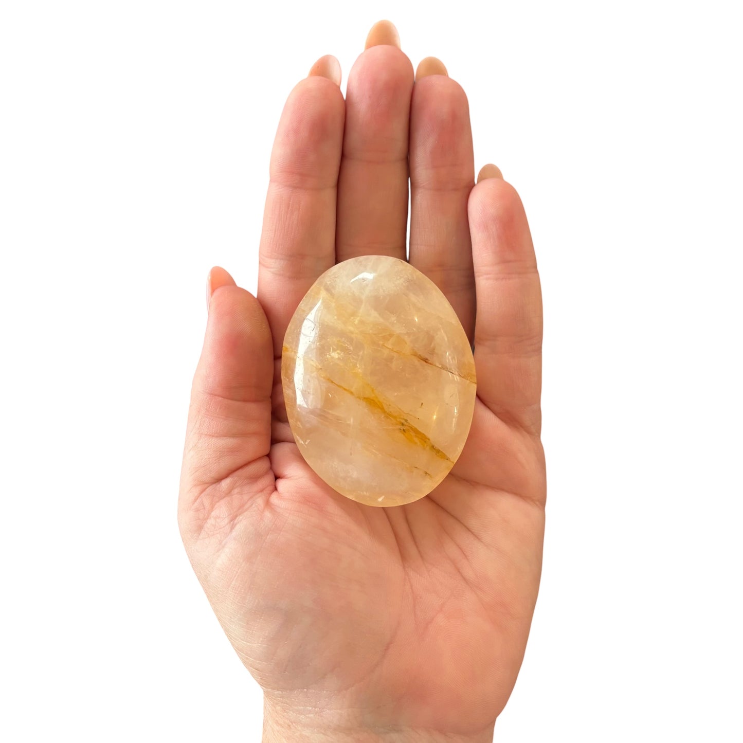 114g Golden Healer Palm Stone