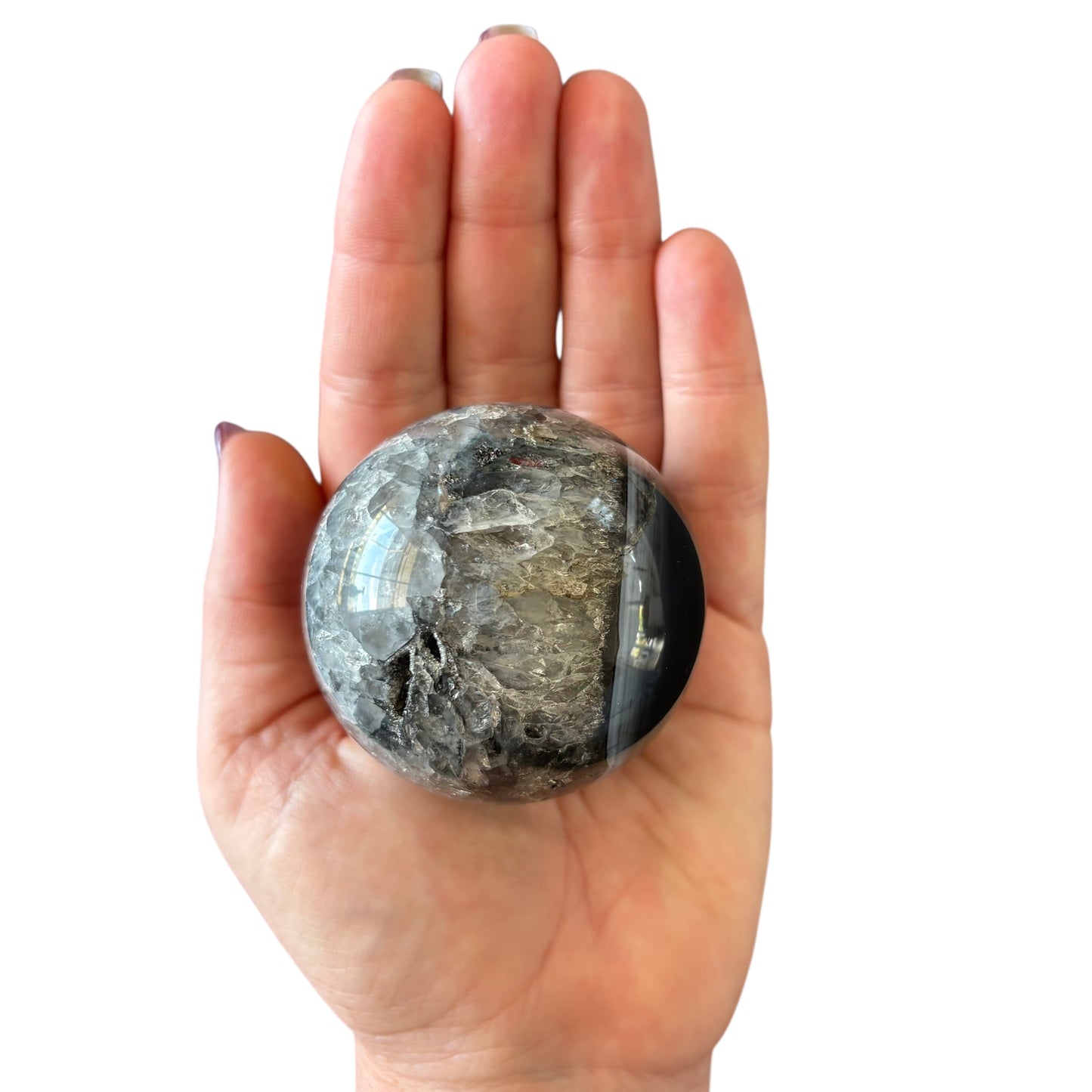 59mm Black Sardonyx Sphere