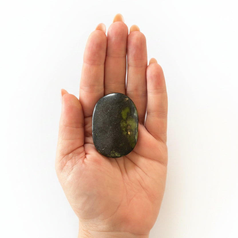 74g Green Opal Palm Stone