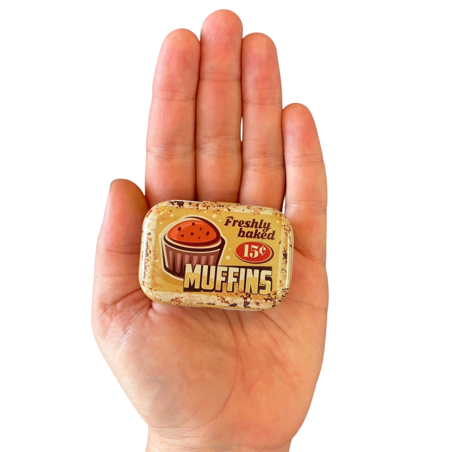 Mini Treat tin Container-Muffins