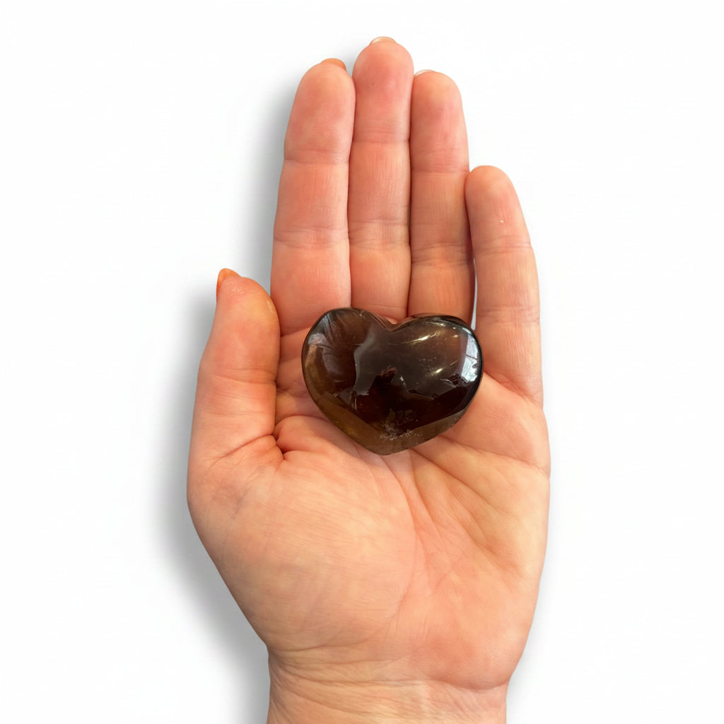 65g Smokey Quartz Heart