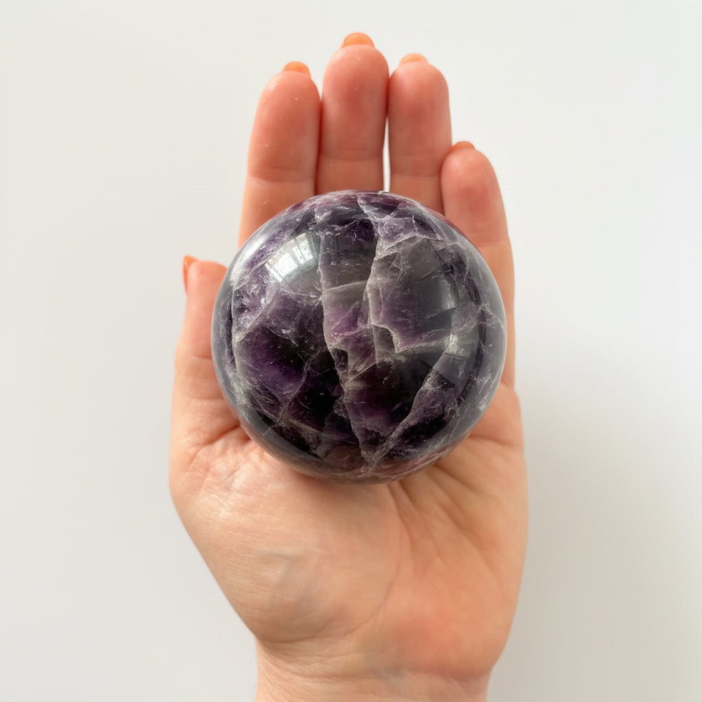 68mm Purple Mica Sphere