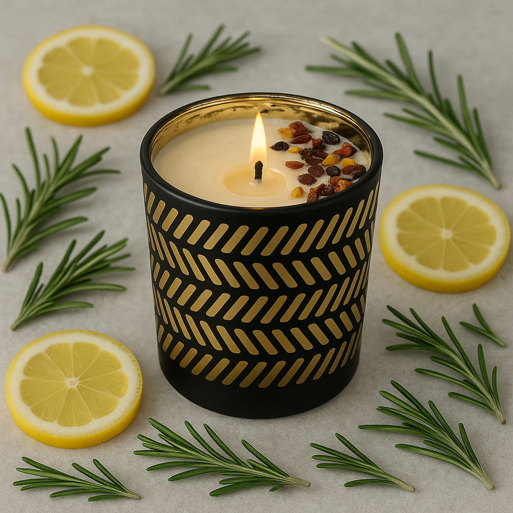 Lemon & Rosemary 200ml Candle