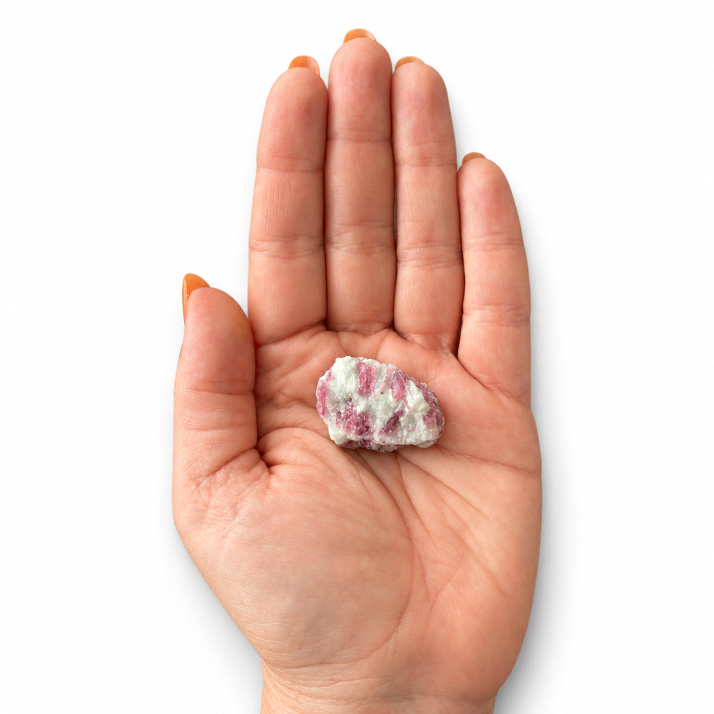 20-25g Pink Tourmaline in Quartz Raw