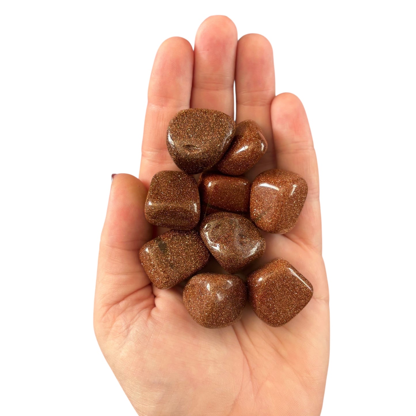 15-20g Goldstone Tumble