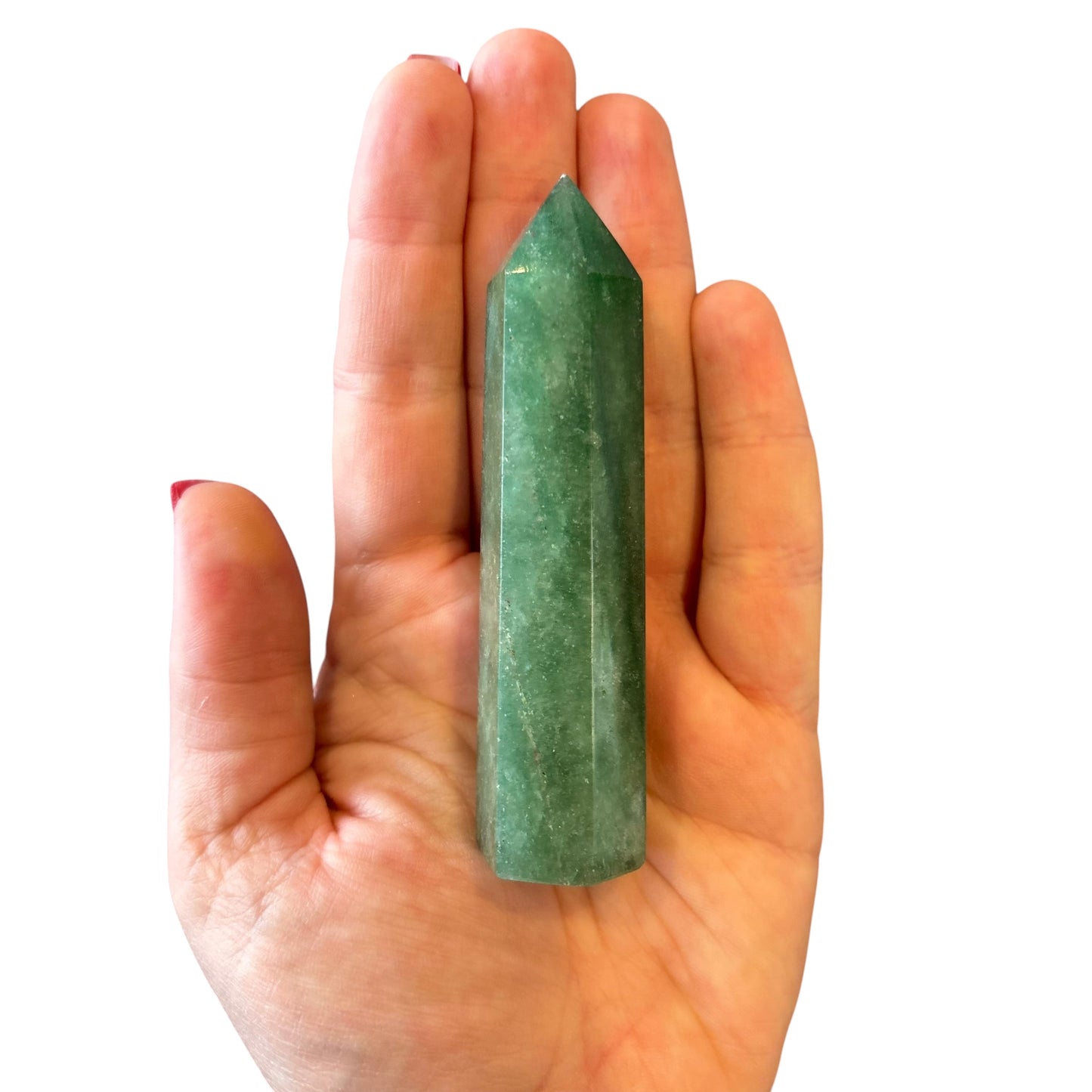 96mm Green Strawberry Quartz Point