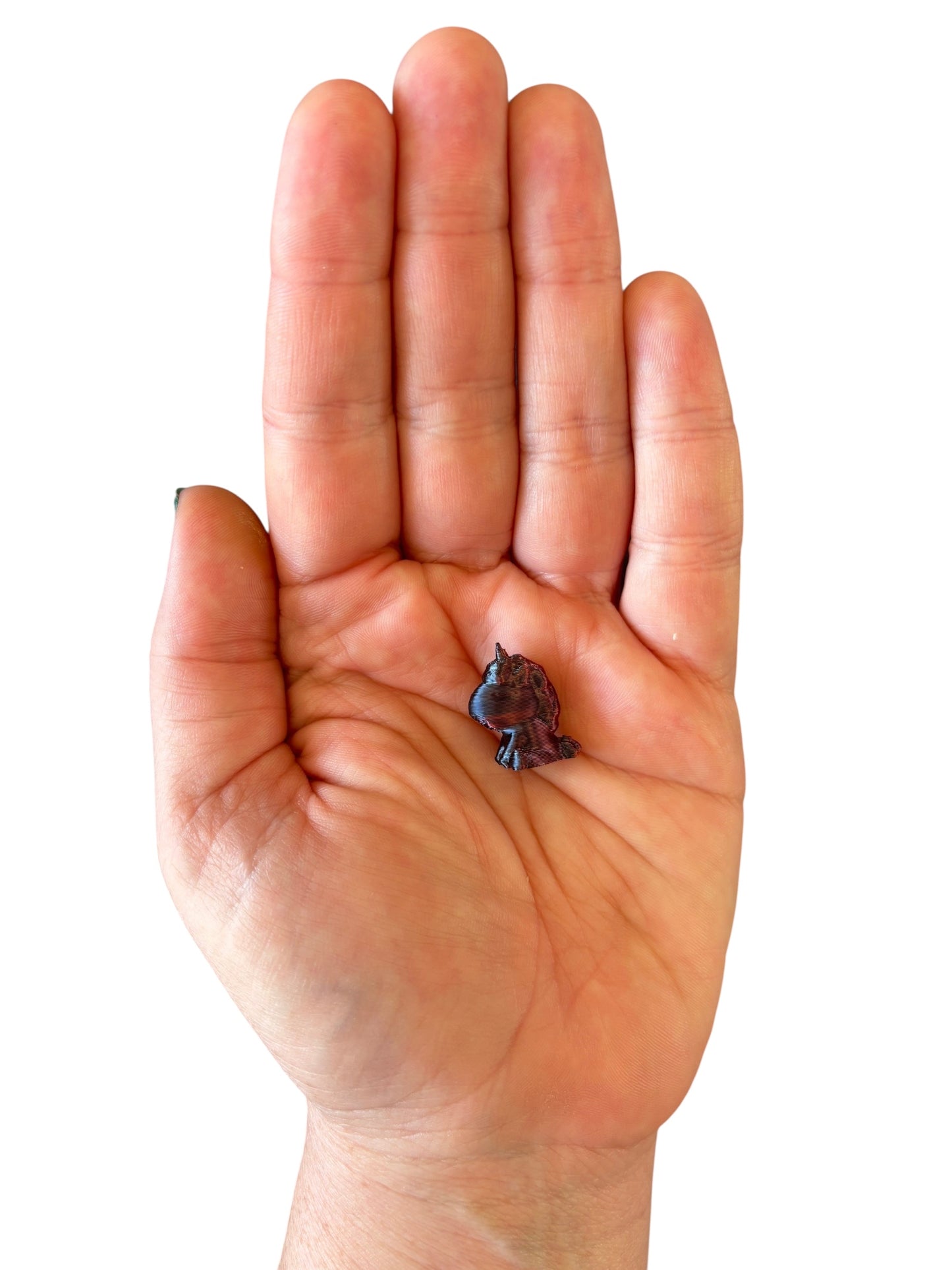 3D Printed Unicorn-Copper/Navy