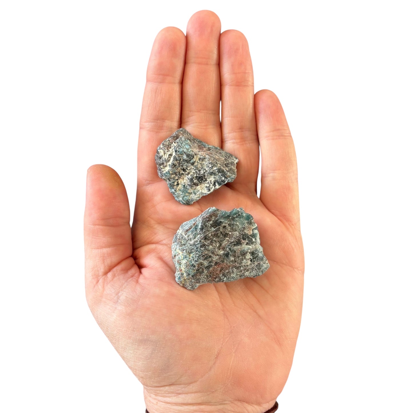 30-40g Blue Apatite Raw