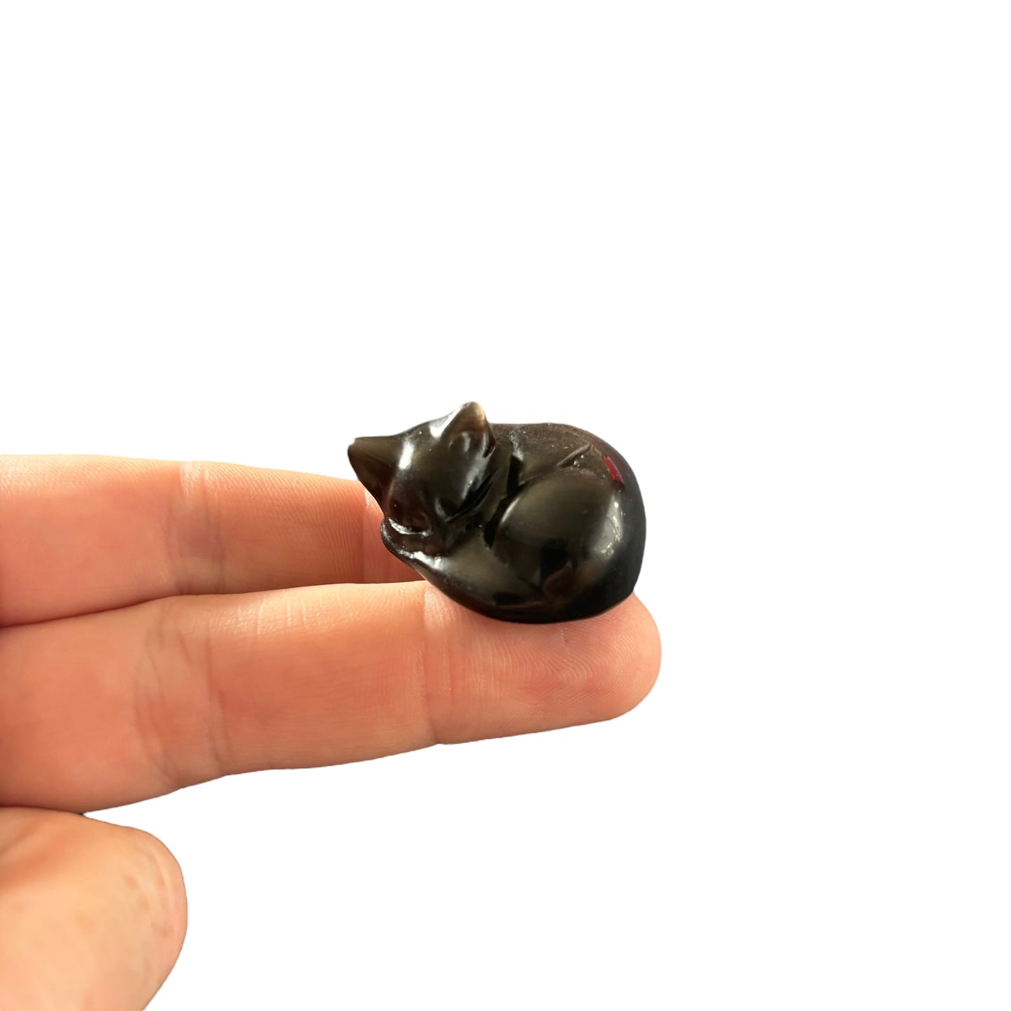 17g Silversheen Obsidian Cat