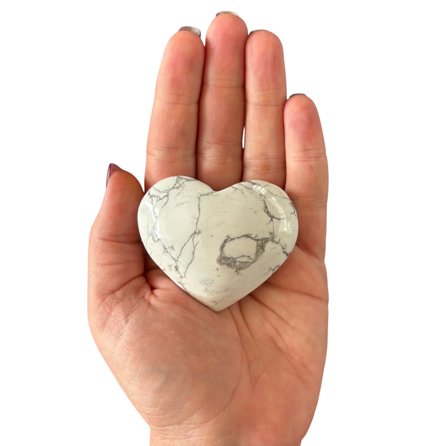 117g Howlite Heart